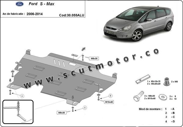 Scut motor din aluminiu Ford S-Max 3