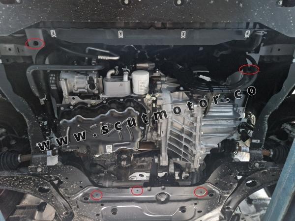 Scut motor din aluminiu Ford Transit Custom 4