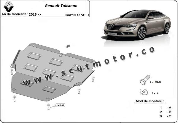 Scut motor din aluminiu Renault Talisman 2