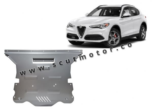 Scut motor din aluminiu Alfa Romeo Stelvio 1