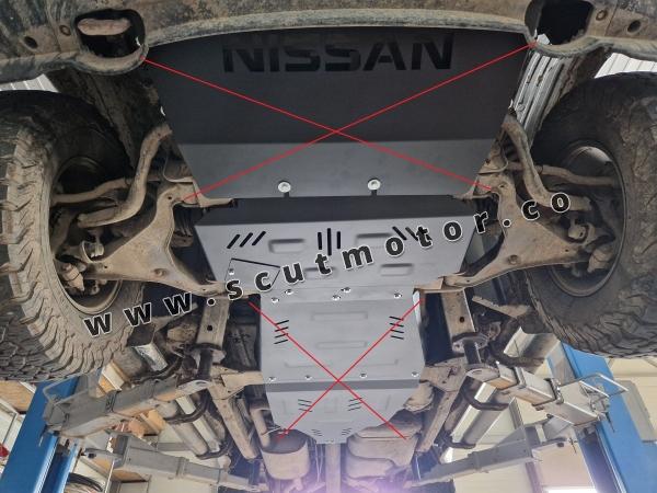 Scut motor din aluminiu Nissan Navara 9