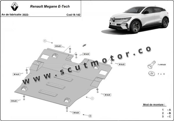 Scut motor Renault Megane E-Tech 2