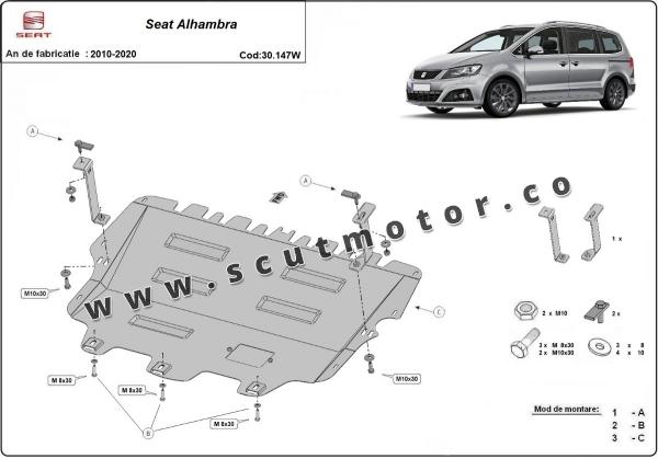 Scut motor Seat Alhambra - cu Webasto 2