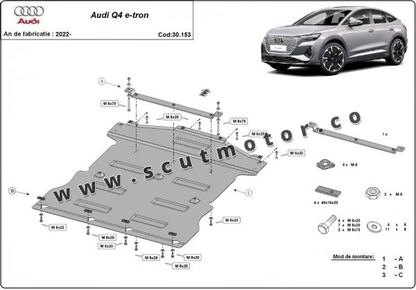 Scut motor Audi Q4 e-tron 3
