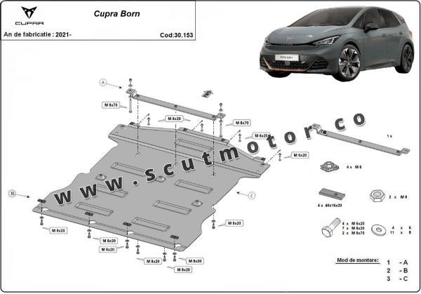 Scut motor Cupra Born 2