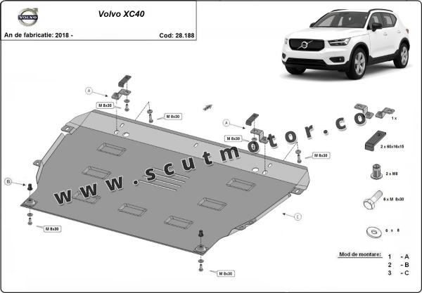 Scut Motor Volvo XC40 3