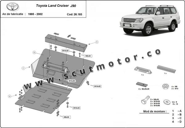 Scut motor Toyota Land Cruiser J90 3