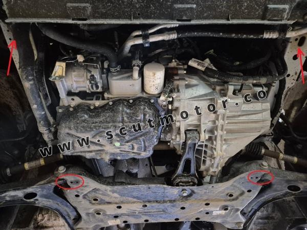 Scut motor din aluminiu Ford Transit  - Tracțiune față 4