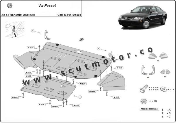 Set de Scuturi  VW Passat B5.5 2