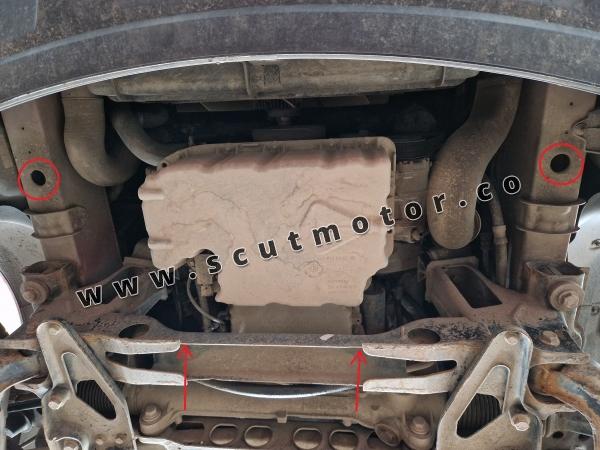 Scut motor și cutie de viteză din aluminiu Mercedes Sprinter W906 4