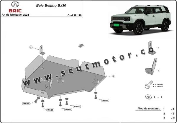 Scut diferențial spate Baic Beijing BJ30  3