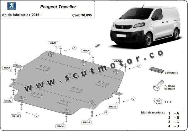 Scut motor Peugeot Traveller 3