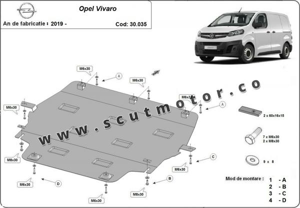 Scut Motor Opel Vivaro  3