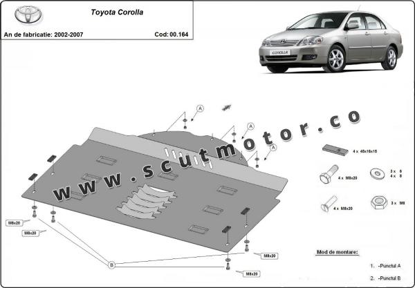 Scut antifurt catalizator pentru Toyota Corolla 3