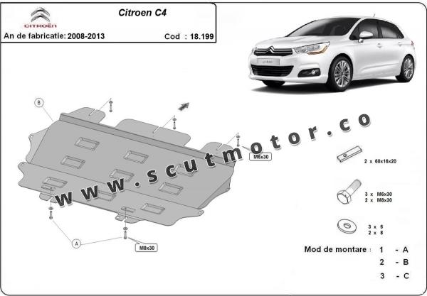 Scut motor Citroen C4 3