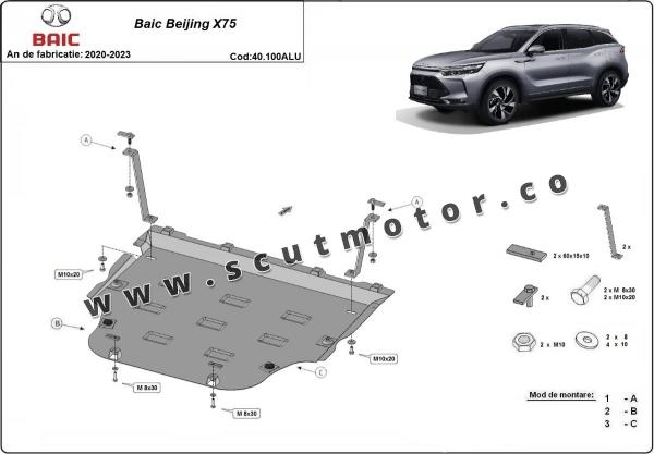Scut motor din aluminiu BAIC Beijing X75 3