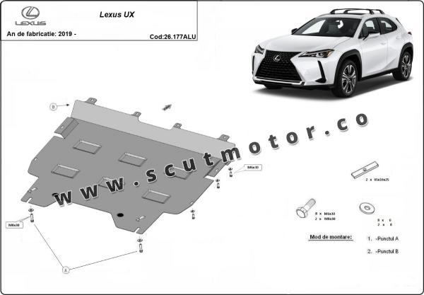 Scut motor din aluminiu Lexus UX 2