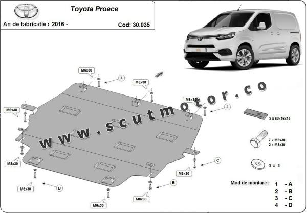 Scut Motor Toyota Proace 3