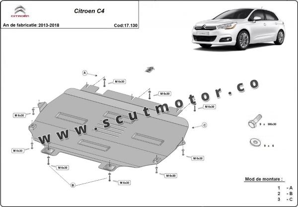 Scut motor Citroen C4 3