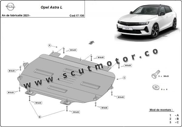 Scut motor Opel Astra L 3