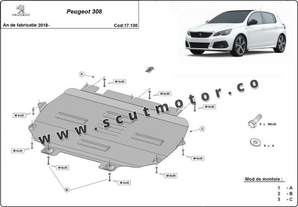 Scut motor Peugeot 308 3