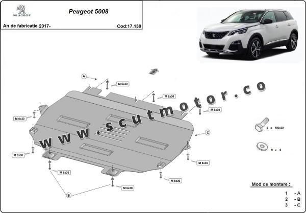 Scut motor și cutie de viteză Peugeot 5008 3