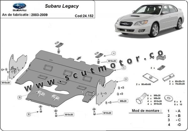 Scut motor metalic Subaru Legacy 4