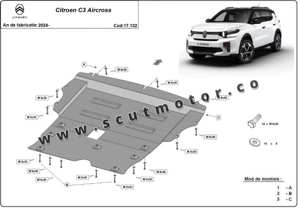 Scut motor Citroen C3 Aircross 2