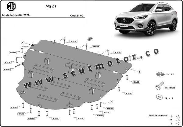Scut motor MG ZS 2