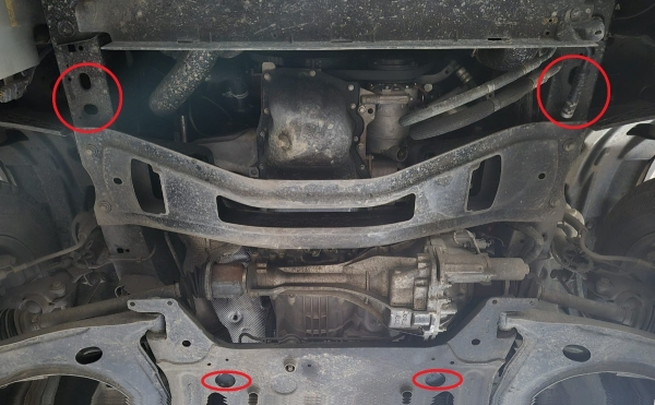 Scut motor din aluminiu Ford Transit  4x4  4