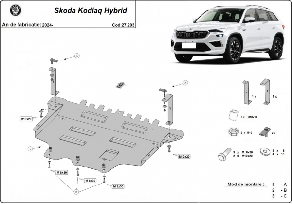 Scut motor Skoda Kodiaq 