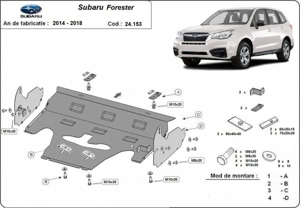 Scut motor Subaru Forester 4 