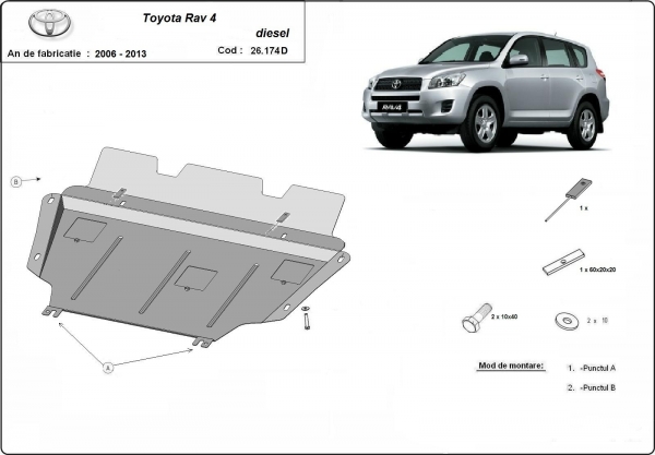 Scut motor Toyota RAV 4 diesel 