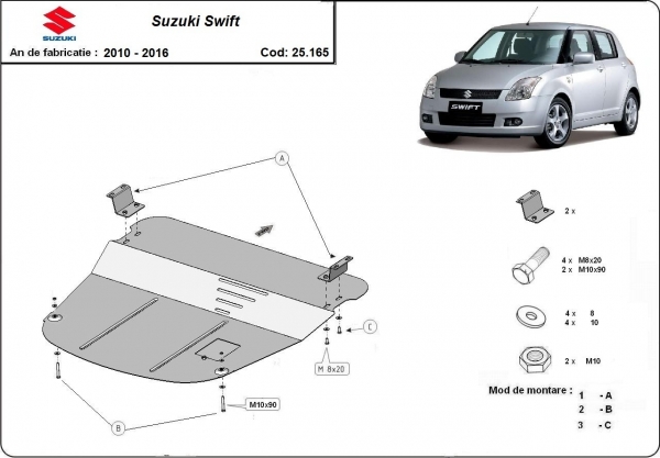 Scut motor Suzuki Swift 3 