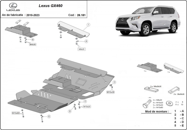 Scut motor Lexus GX460 