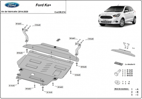 Scut motor Ford KA+ 