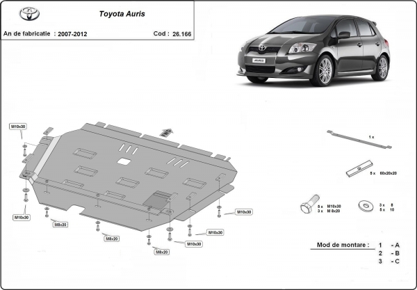 Scut motor Toyota Auris 