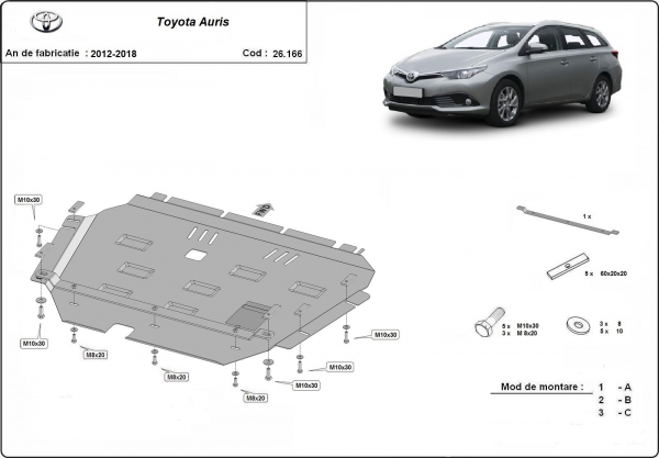 Scut motor Toyota Auris 