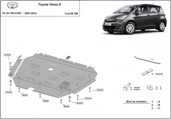 Scut motor Toyota Verso-S 