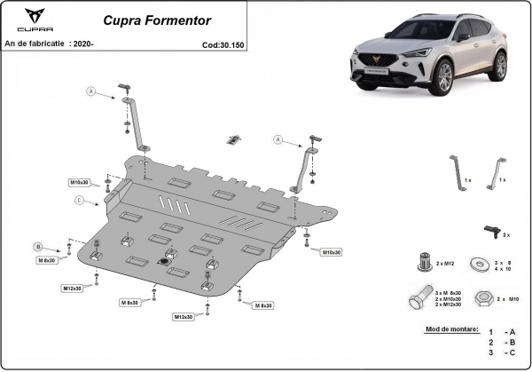 Scut motor Cupra Formentor 