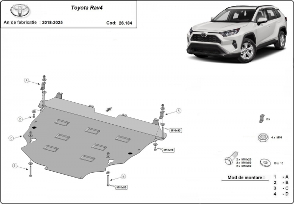 Scut motor Toyota RAV 4 