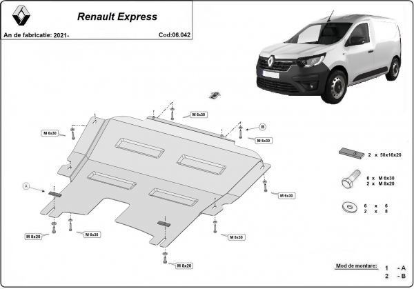 Scut motor Renault Express 