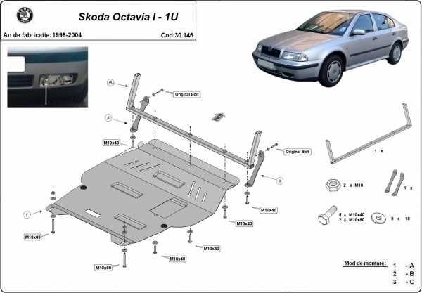 Scut motor Skoda Octavia 1 