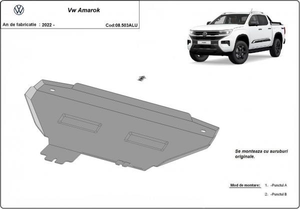 Scut radiator din aluminiu Volkswagen Amarok 