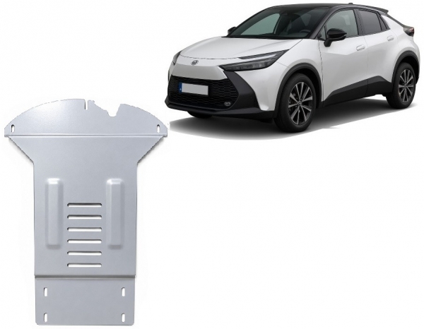 Scut antifurt din aluminiu pentru catalizator Toyota C-HR 
