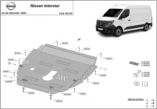 Scut motor Nissan Interstar 