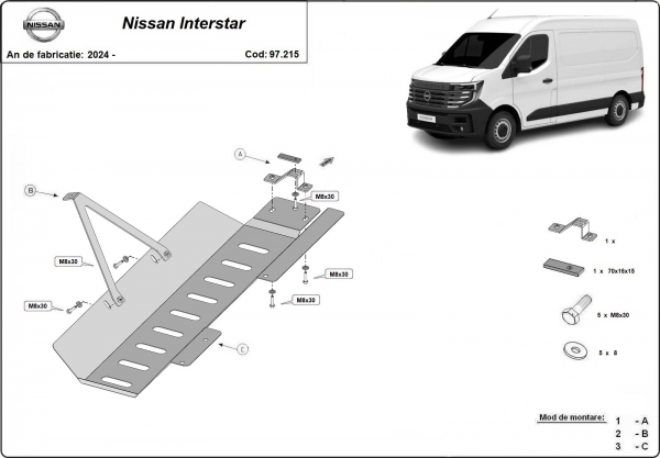 Scut catalizator si clapeta Stop&Go Renault Master 