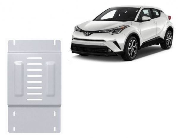 Scut antifurt din aluminiu pentru catalizator Toyota C-HR 