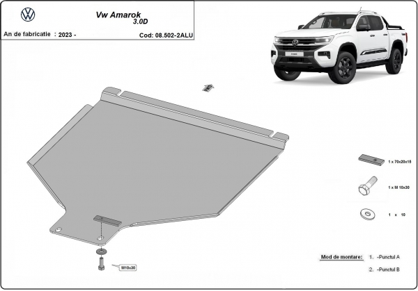 Scut cutie de viteza Volkswagen Amarok  - Aluminium 