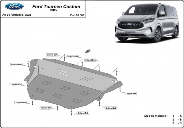 Scut motor Ford Tourneo Custom PHEV 